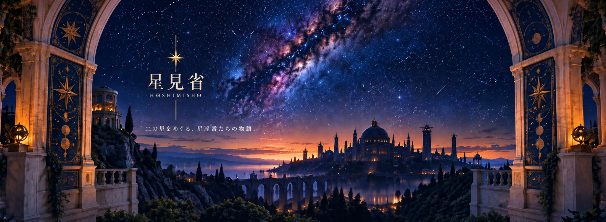 星見省 HOSHIMISHO — 十二の星をめぐる、星座番たちの物語。